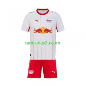 Camisolas de futebol RB Leipzig Criança Equipamento Principal 2026/27 Manga Curta